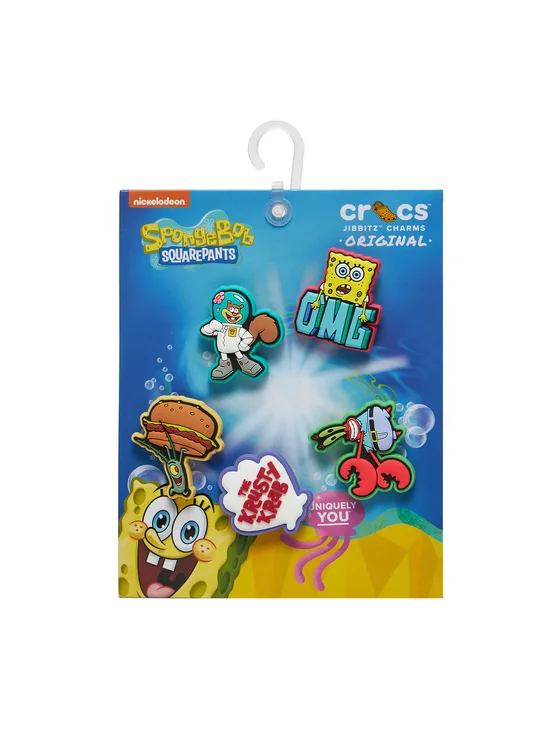 Accesorii Jibbitz by Crocs Spongebob 5Pck