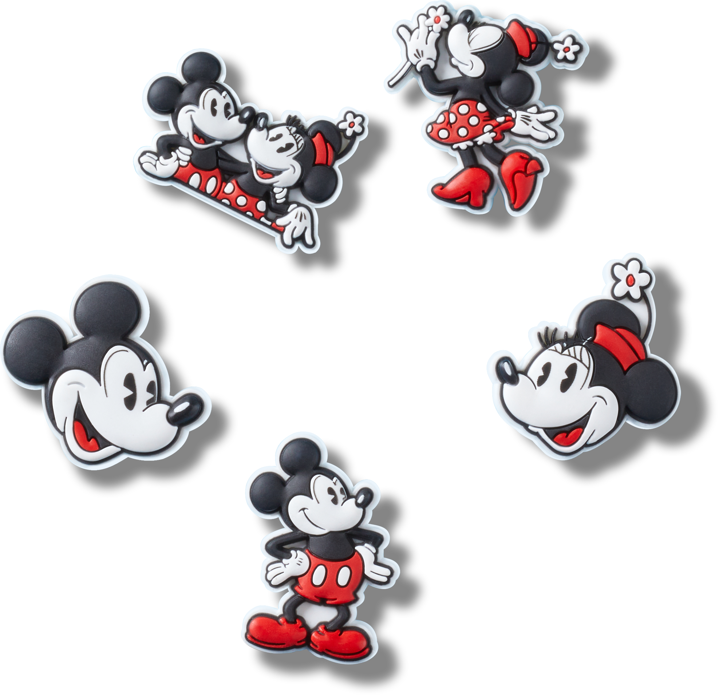 Crocs Mickey and Minnie Mouse 5-Pack Jibbitz Charms