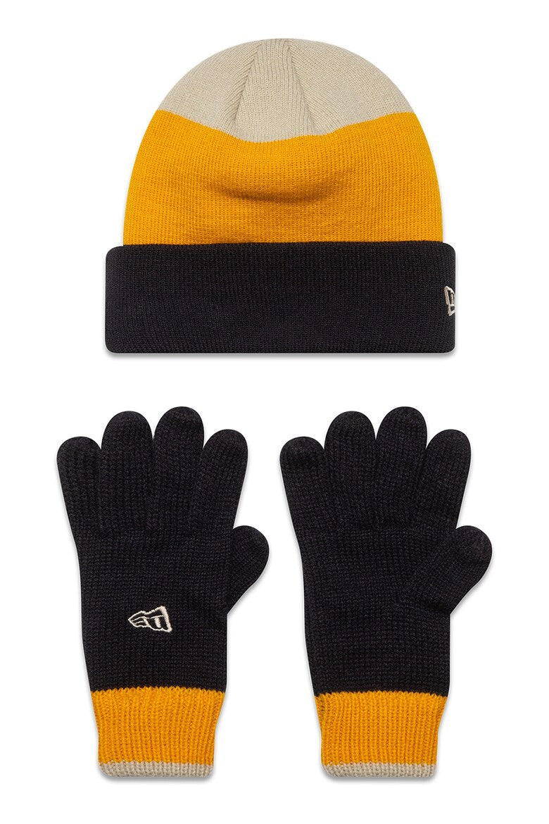 Caciula-New Era-Yth Stripe Beanie Gloves Newera 6 - 12 Ani