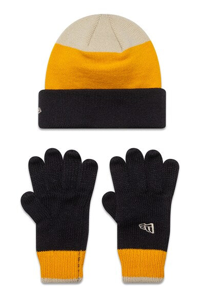 Caciula-New Era-Yth Stripe Beanie Gloves Newera 6 - 12 Ani