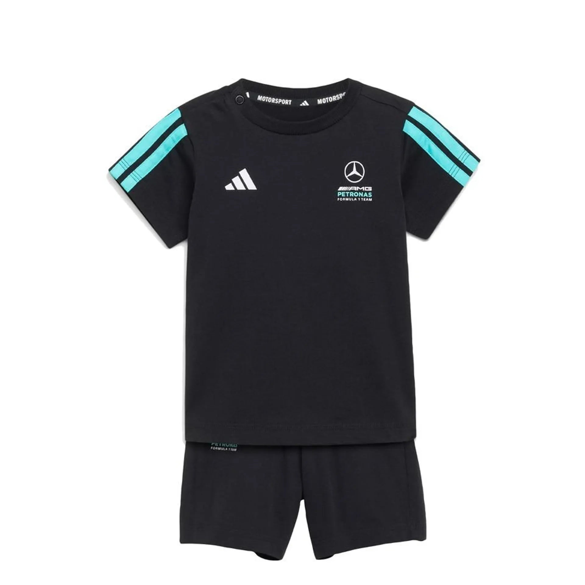 Set tricou si pantaloni scurti adidas Mermaid 0 - 4 Ani