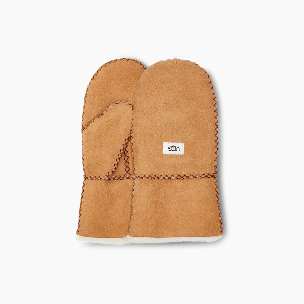Manusi-UGG-Sheepskin Mitten With Stitch 2 - 6 Ani