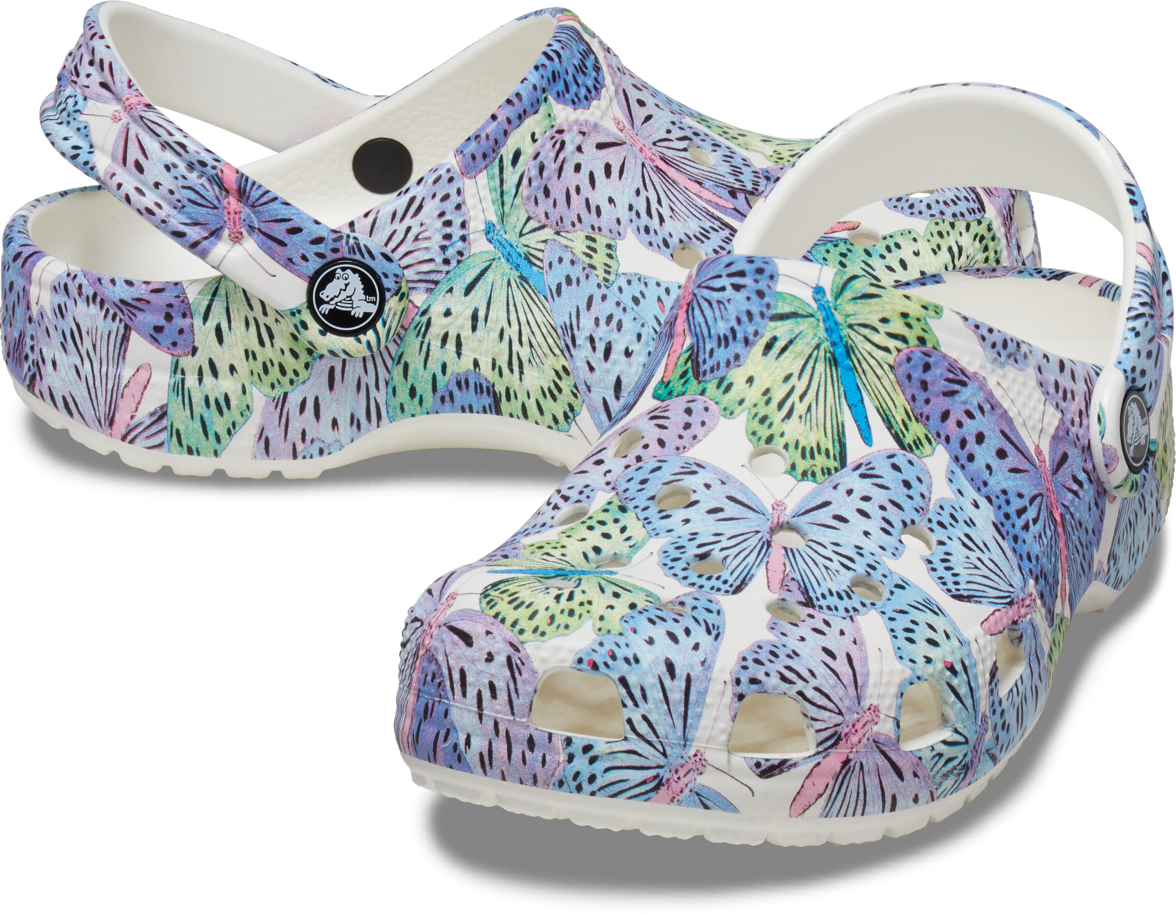 Slapi Crocs Classic Butterfly Clog K EU 28- EU 34