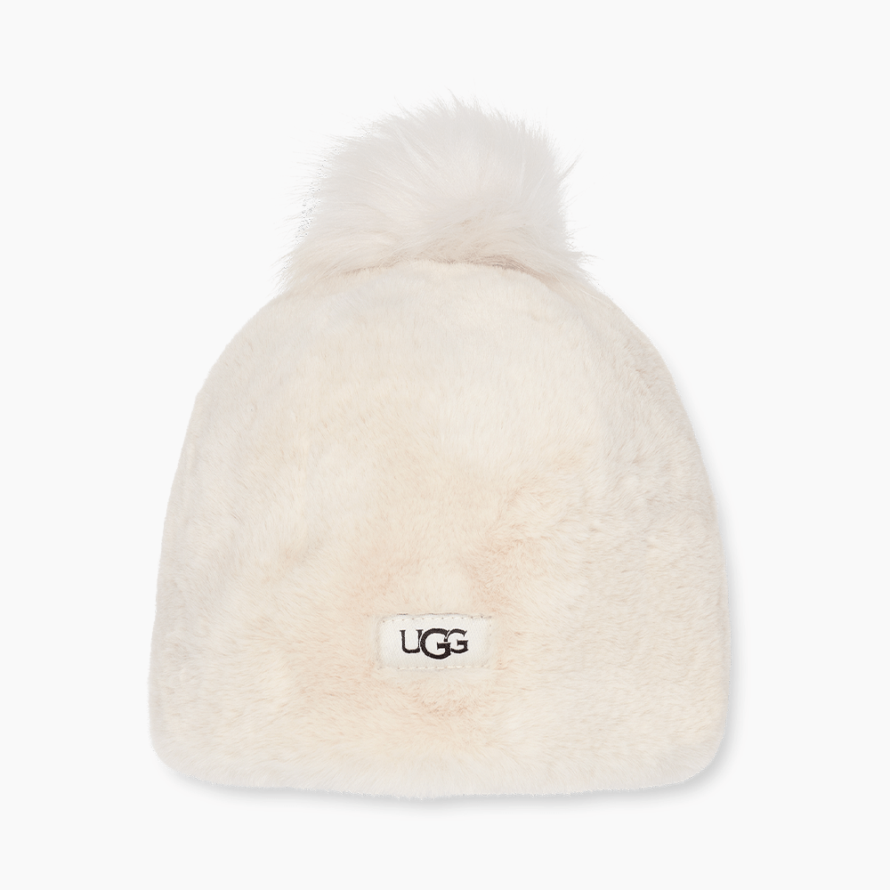 Caciula-UGG-K FAUX FUR BEANIE W POM 2 - 6 Ani