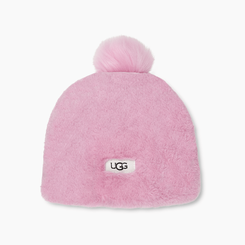 Caciula-UGG-K FAUX FUR BEANIE W POM 2 - 6 Ani