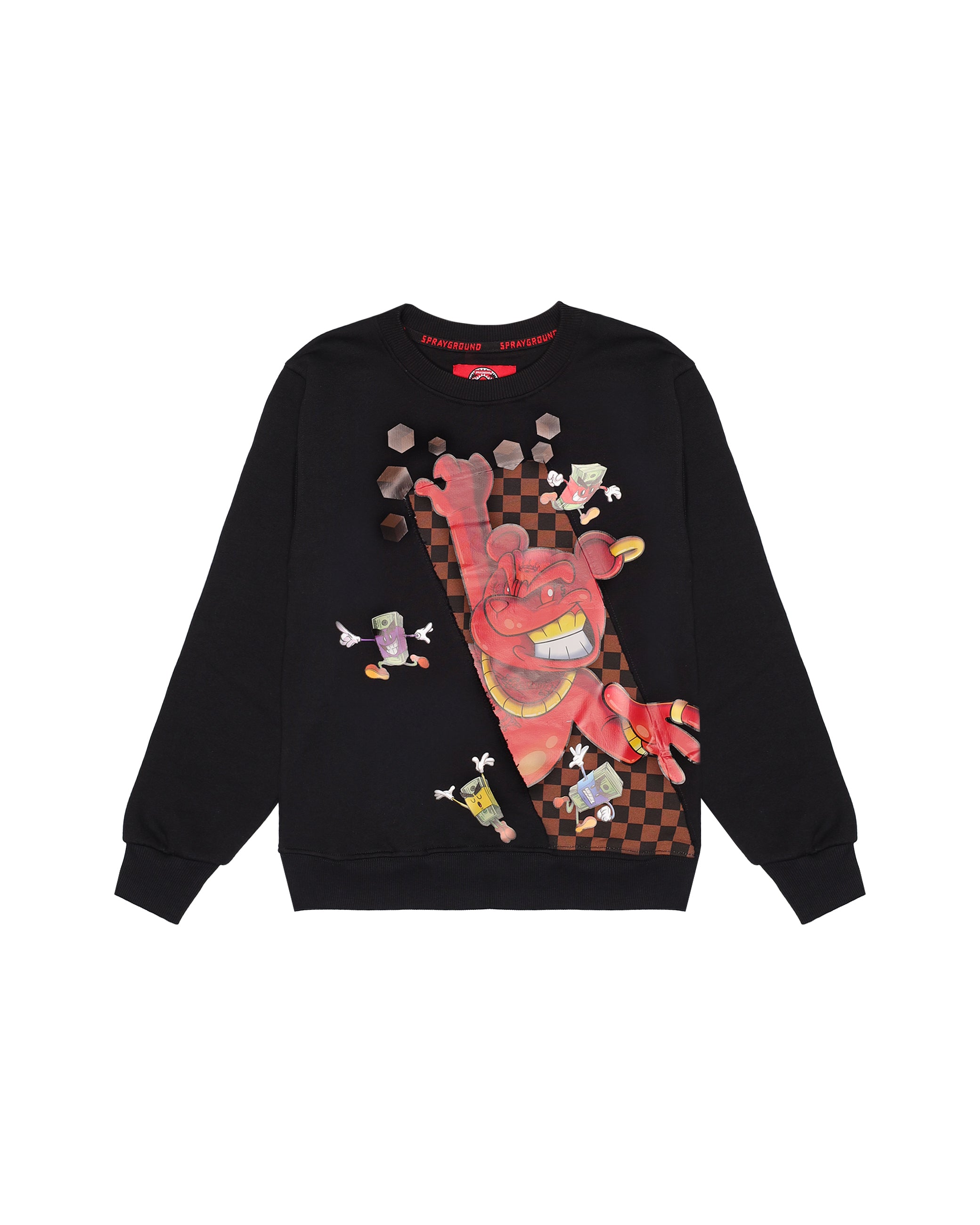 Hanorac Sprayground Get Out Bear Regular Crewneck