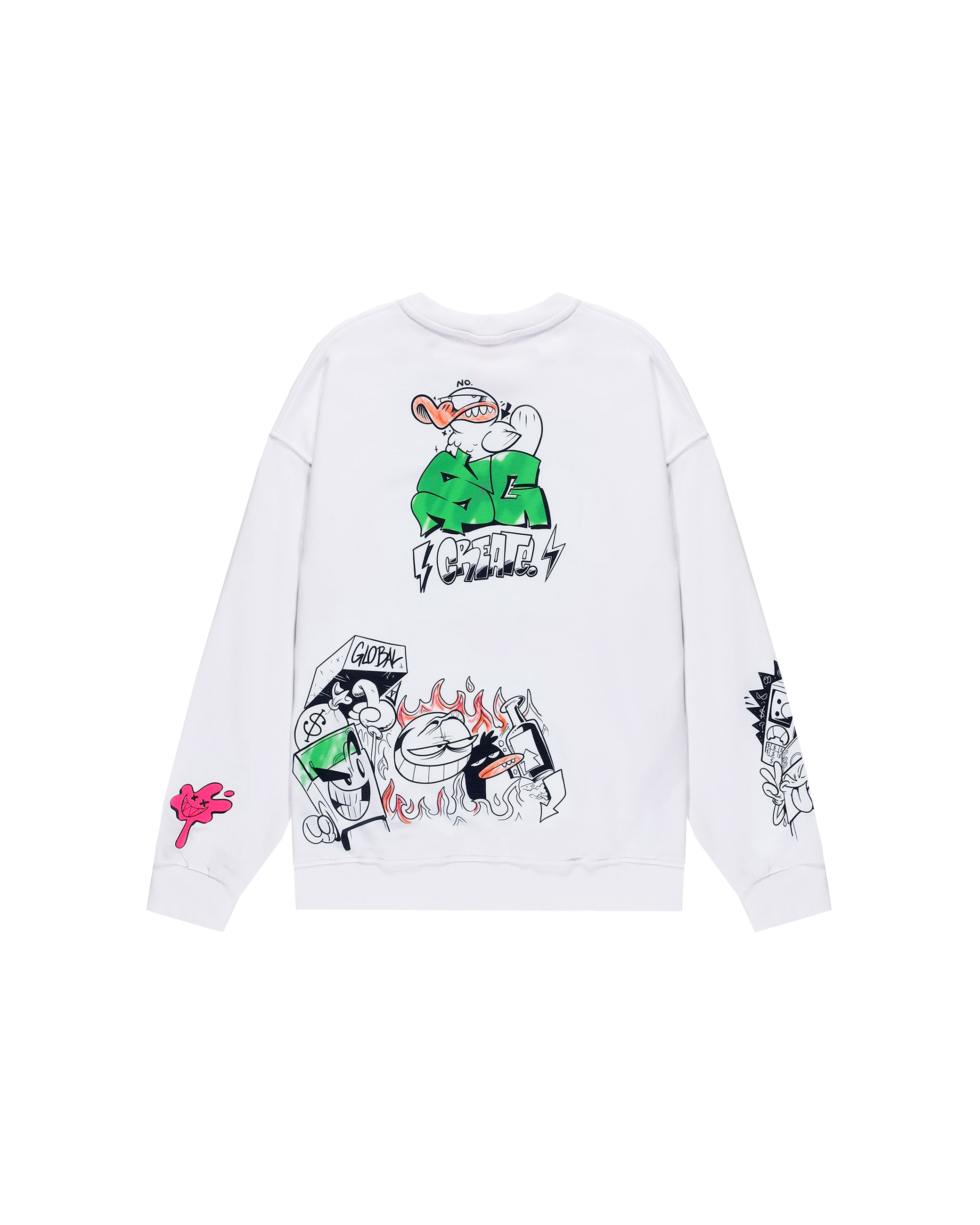 Hanorac Sprayground Create Your World Oversized Crewneck