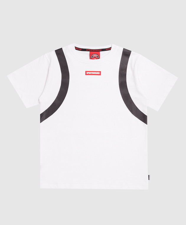 Tricou Sprayground Wonderful Mind Bear White Regular 8 - 16 Ani