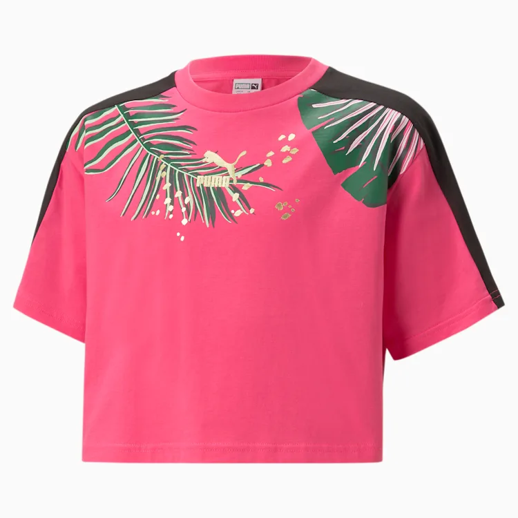 Tricou Puma T7 Vacay Queen Graphic 10-16 ani