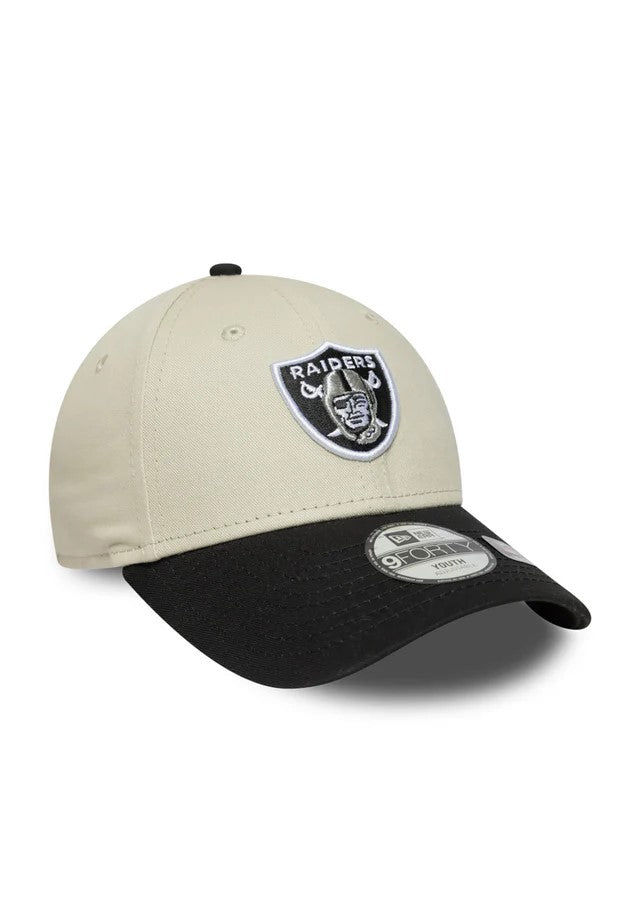 Sapca New Era Las Vegas Raiders Youth Nfl Colour Block 9Forty 4 - 12 Ani