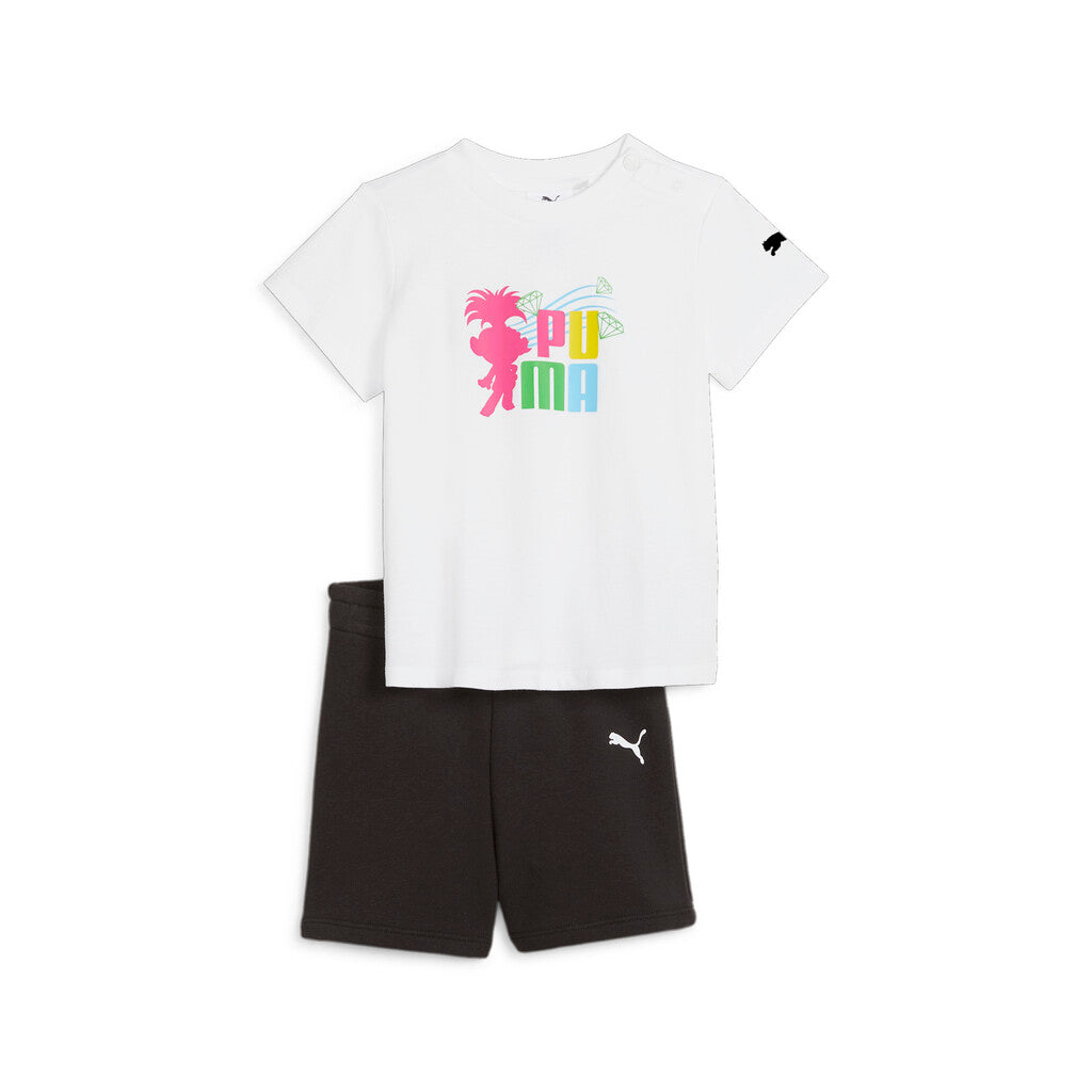 Compleu Puma X Trolls Minicat Tee & Shorts 0-4 set