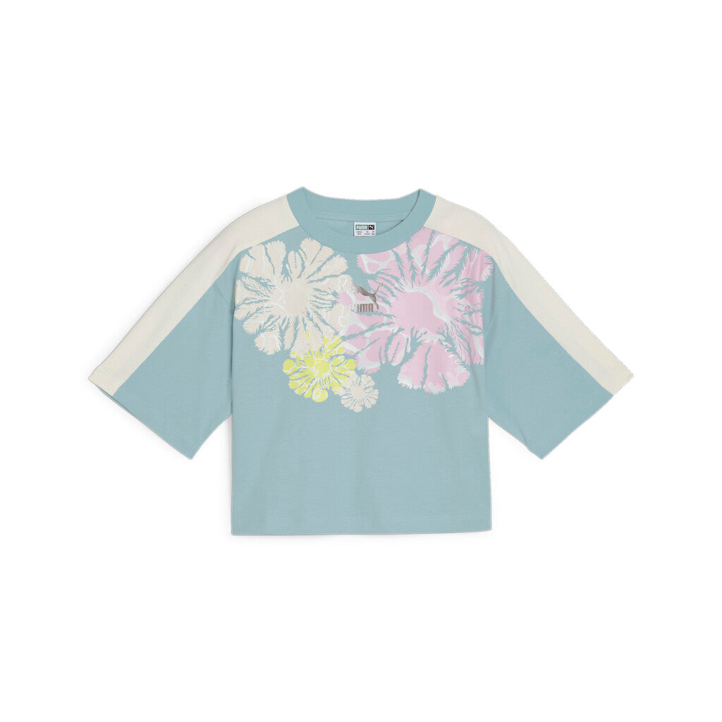 Tricou Puma T7 Snflr Graphic Tee 8- 16 ani