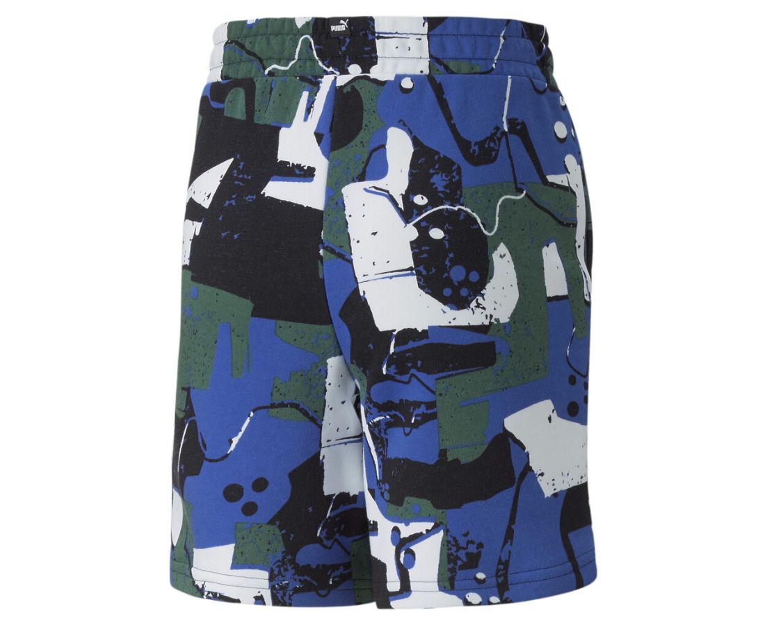 Pantaloni scurti Puma Ess+ Street Art Aop Shorts B 4 - 14 Ani