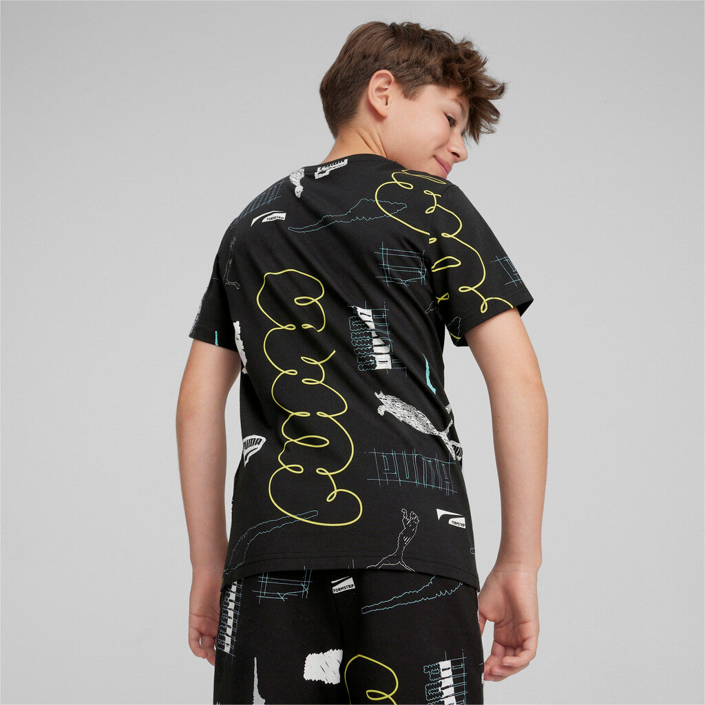 Tricou Puma Classics Brand Love 8-16 ani