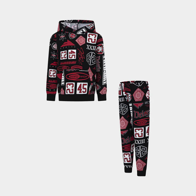 Trening-Nike-Jordan Mj Brooklyn Aop Flc Po Set 2 - 7 Ani