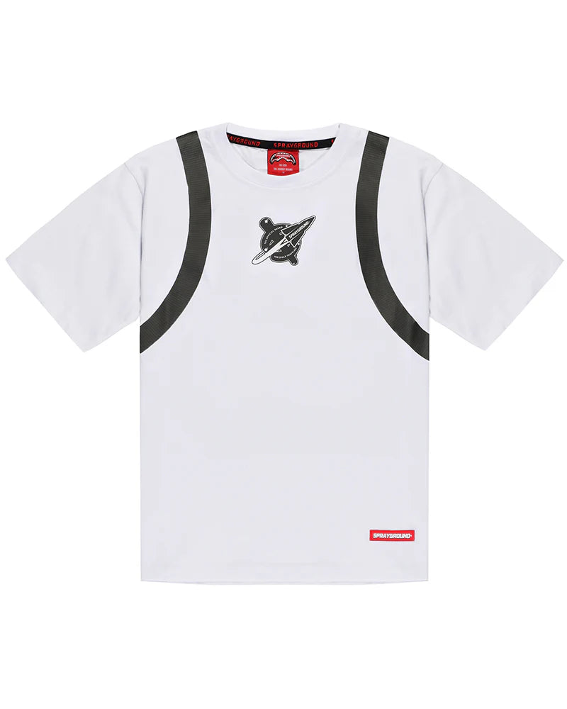 Tricou Alien Plush Backpack White T-Shirt 8 - 16 Ani