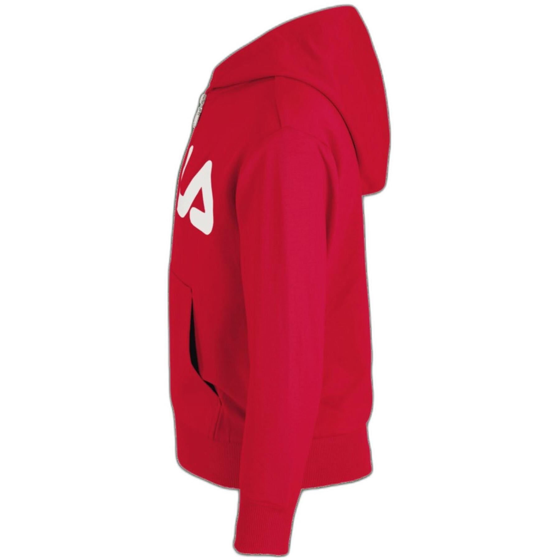 Hanorac Fermoar Fila Balge Classic Logo Zip 2 - 8 Ani