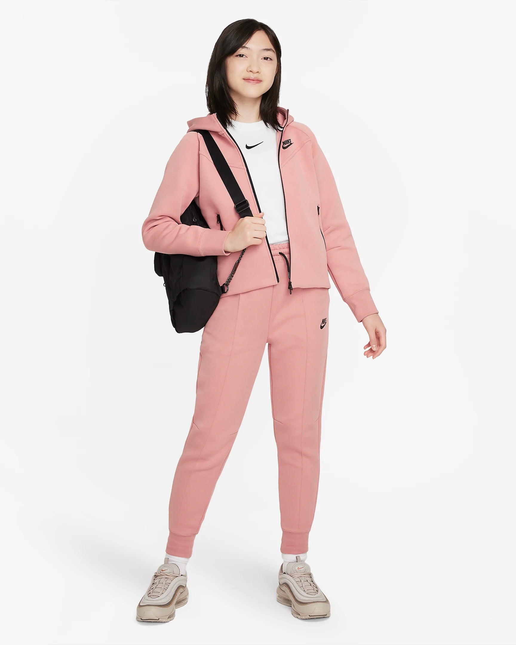 Hanorac fete Nike Nsw Tech fleece 6-15 ani - 2