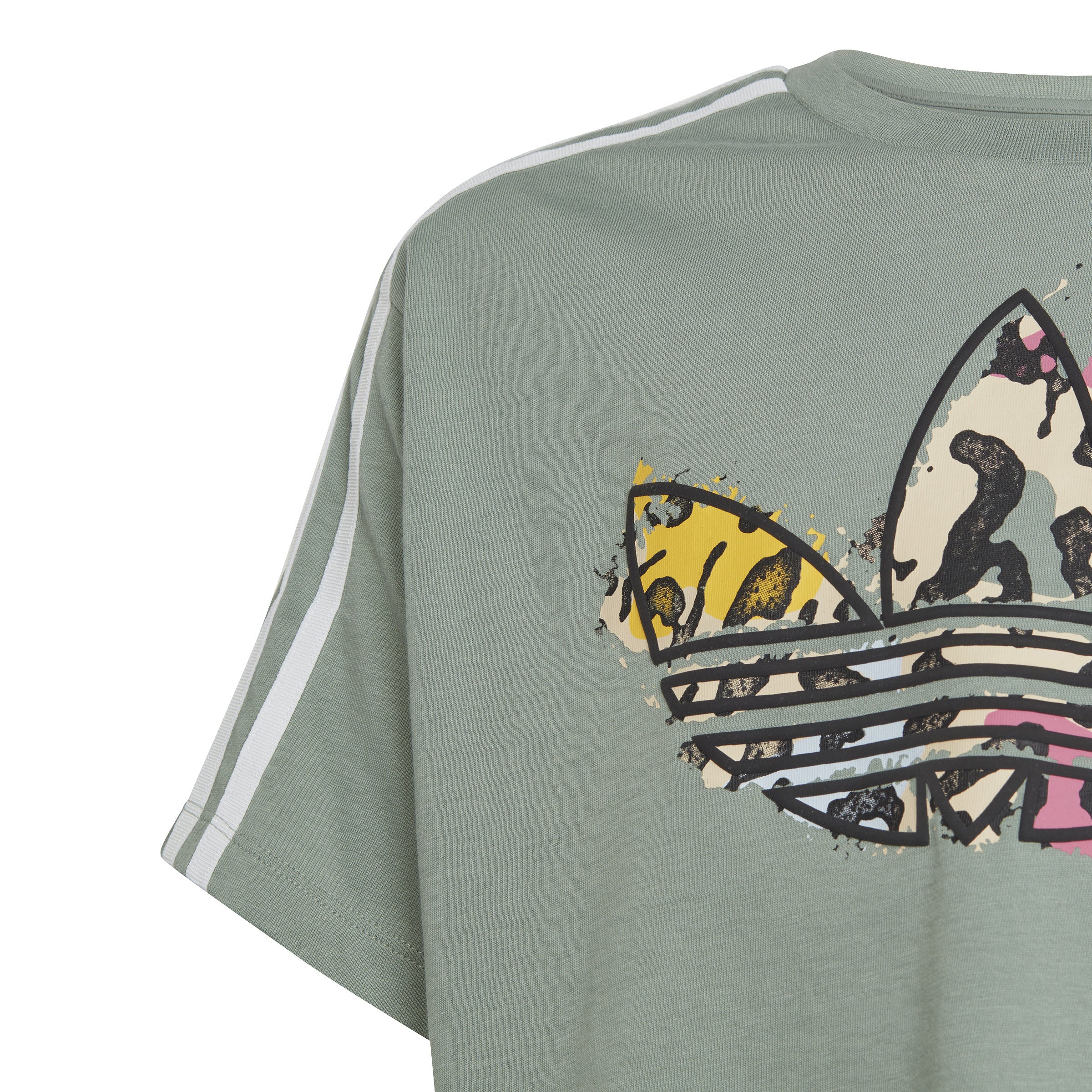 Tricouri copii Adidas Originals 9-15 ani - detaliu umar