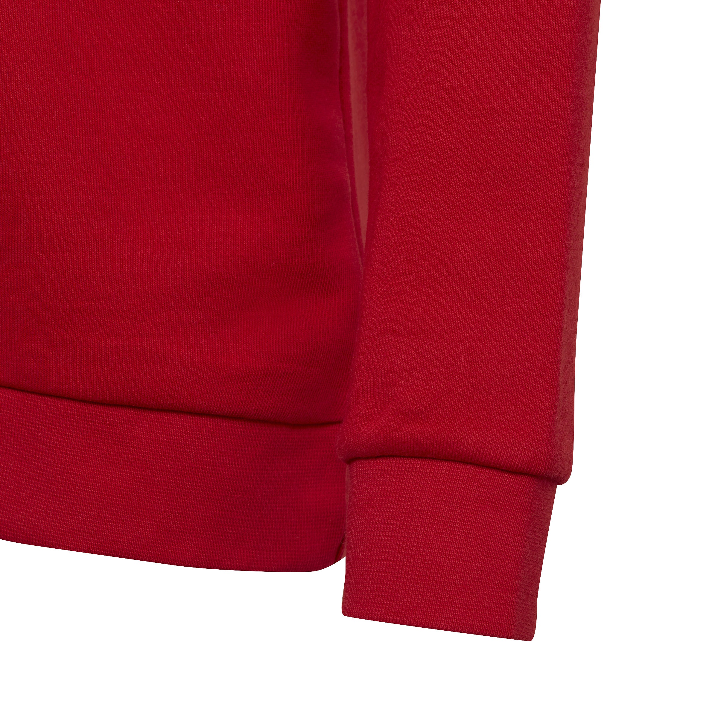 bluza rosie adidas - detaliu maneci