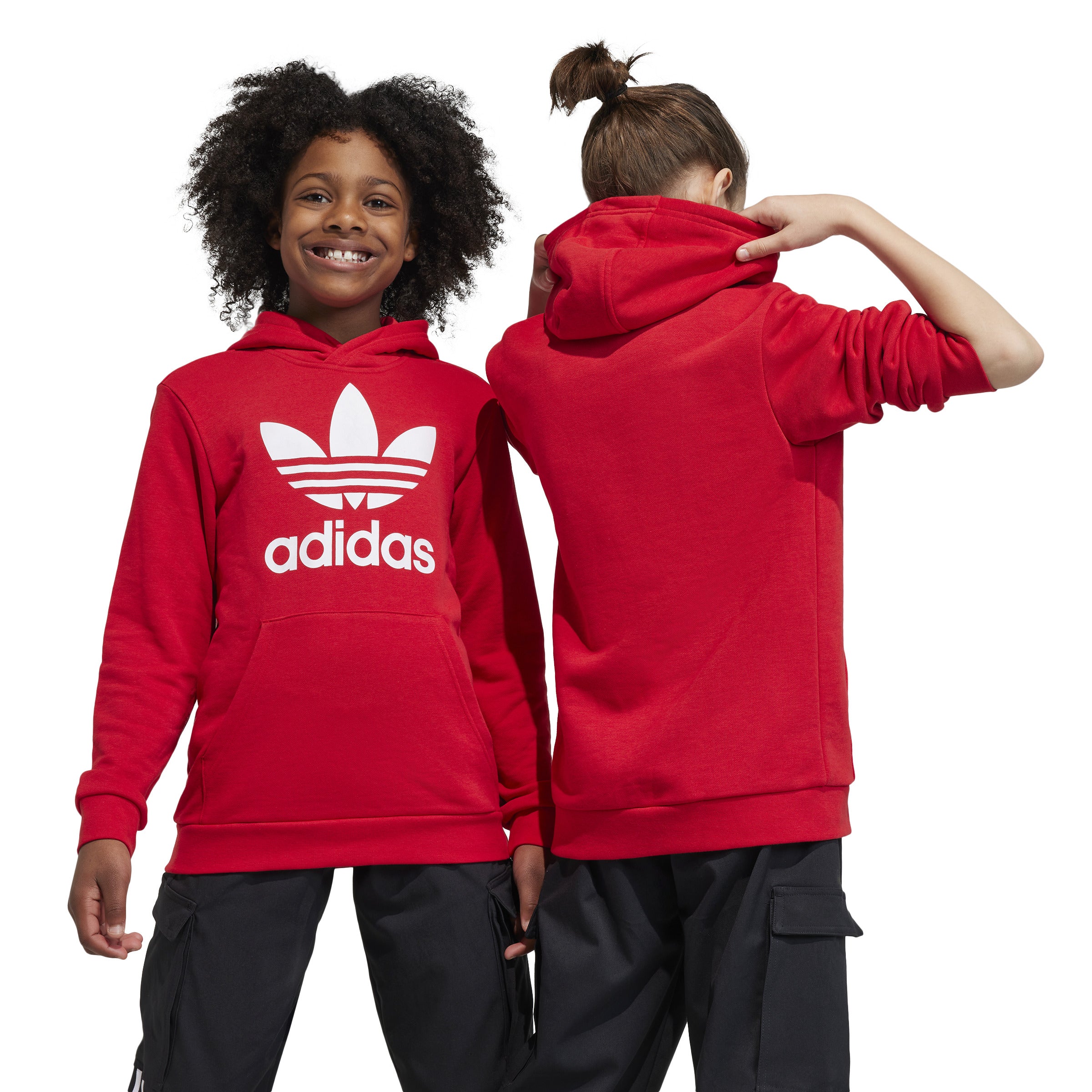 Hanorac adidas Originals Trefoil Hoodie 8-16 ani