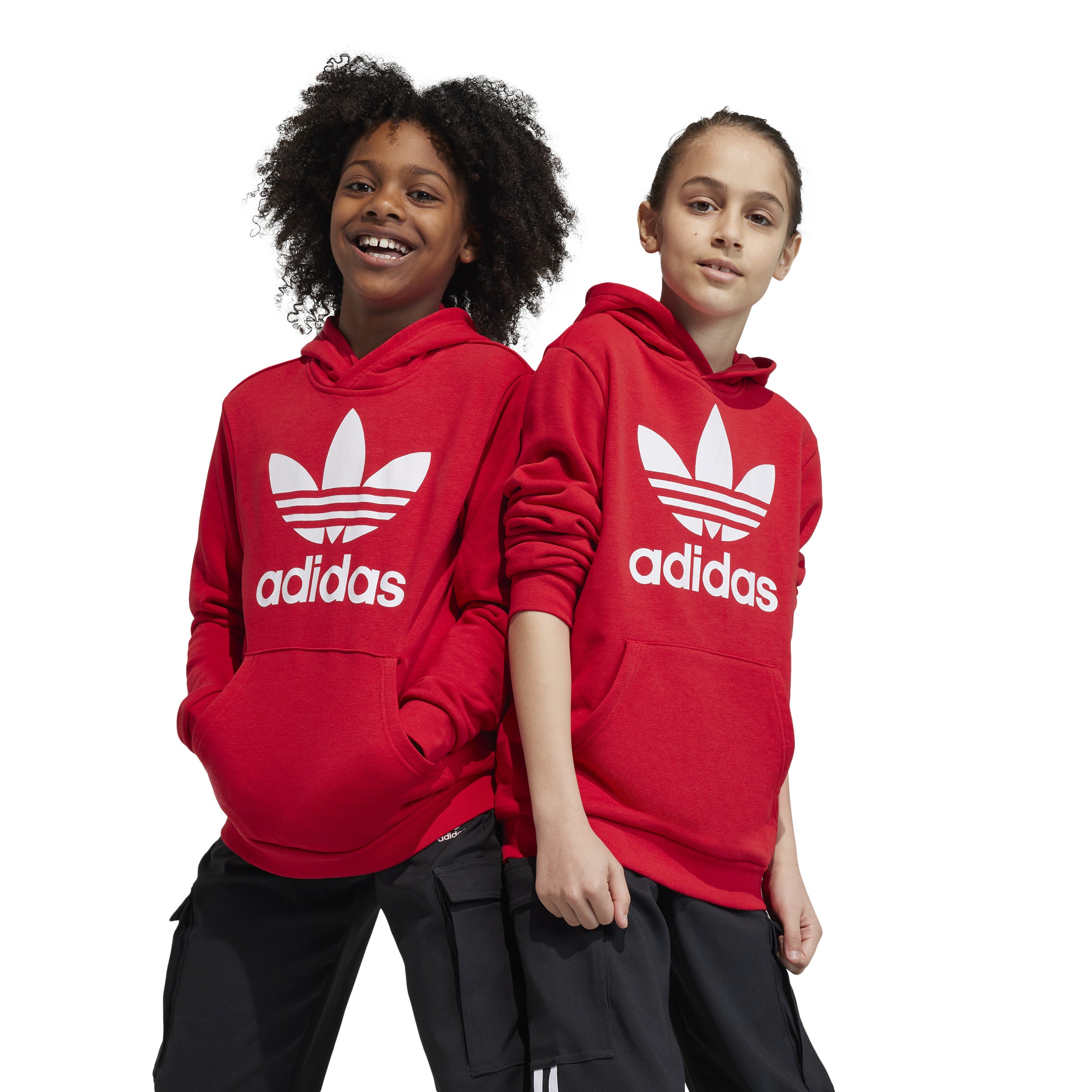 Hanorac adidas Originals Trefoil Hoodie 8-16 ani