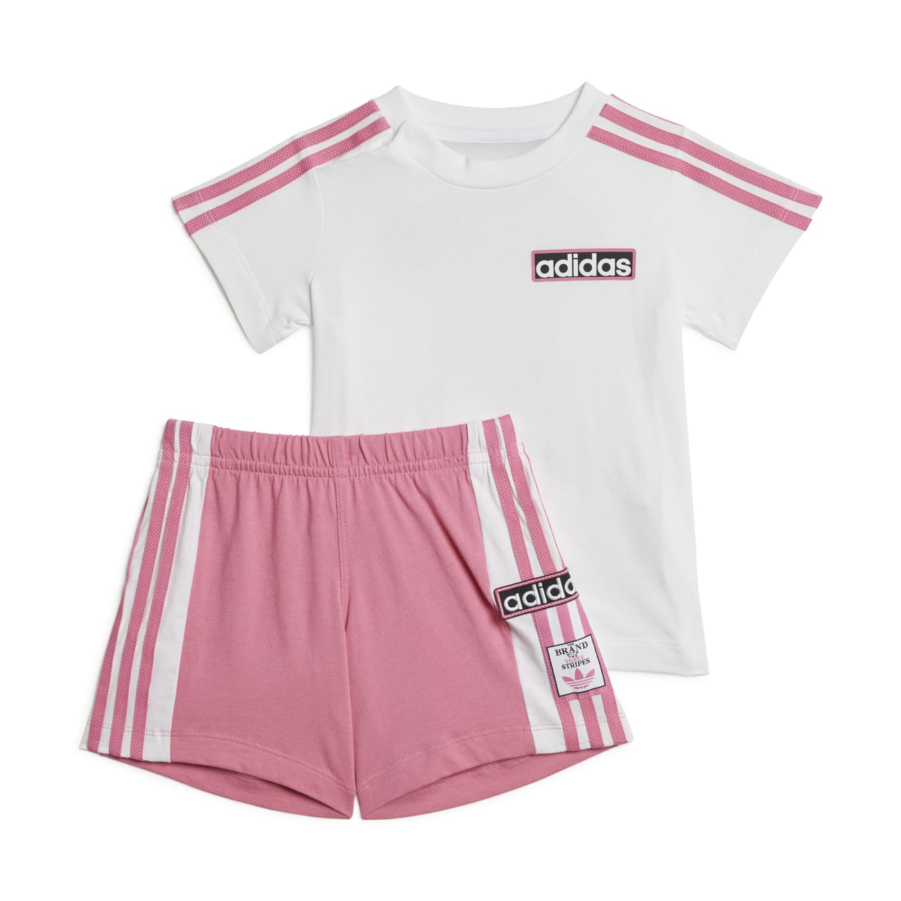 Compleu adidas Originals short si tricou 0-4 ani