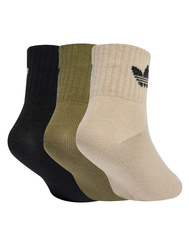 Sosete Adidas Mid Ankle 3 Pair Pack EU 16 - EU 30