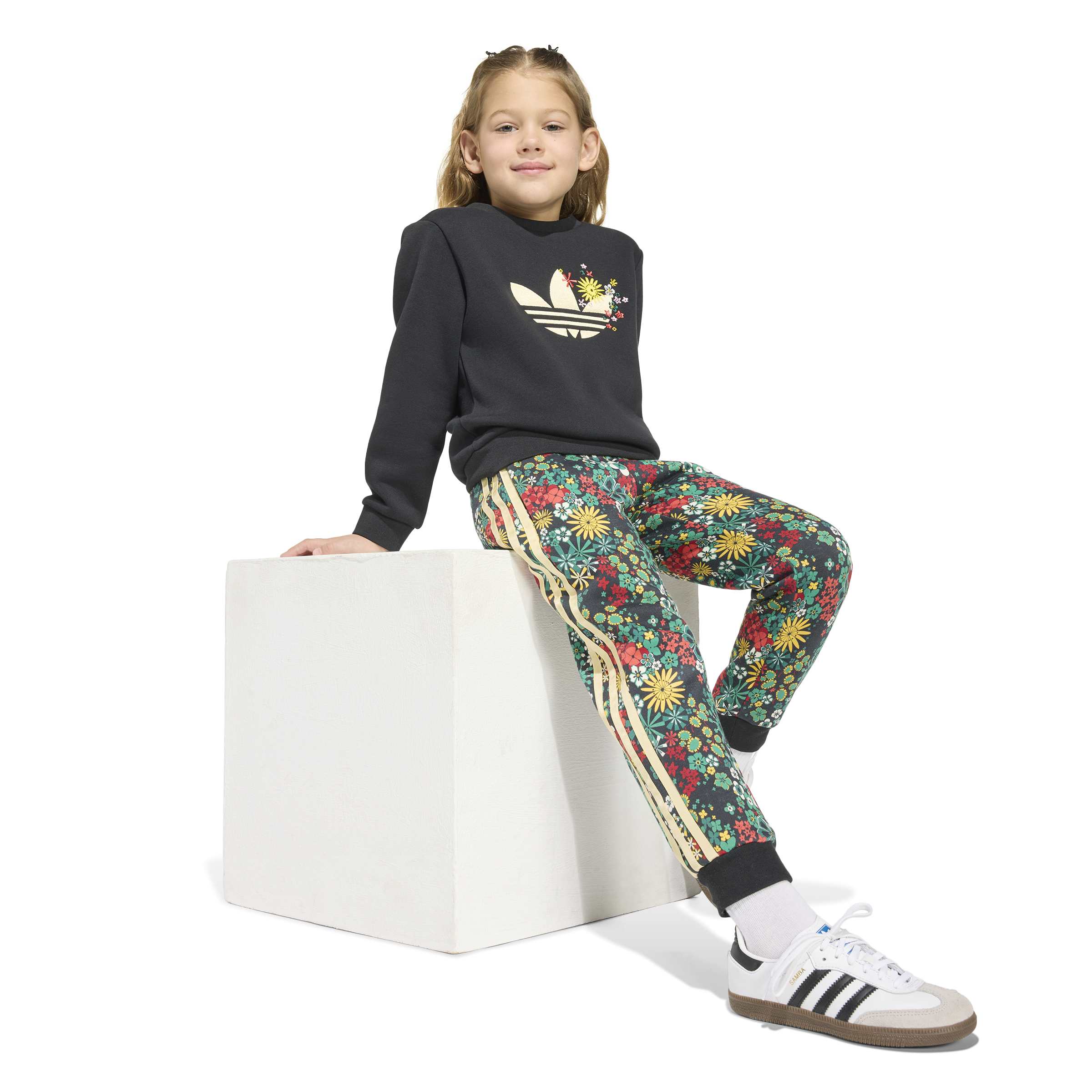 Trening adidas Originals Liberty London Crew Set copii