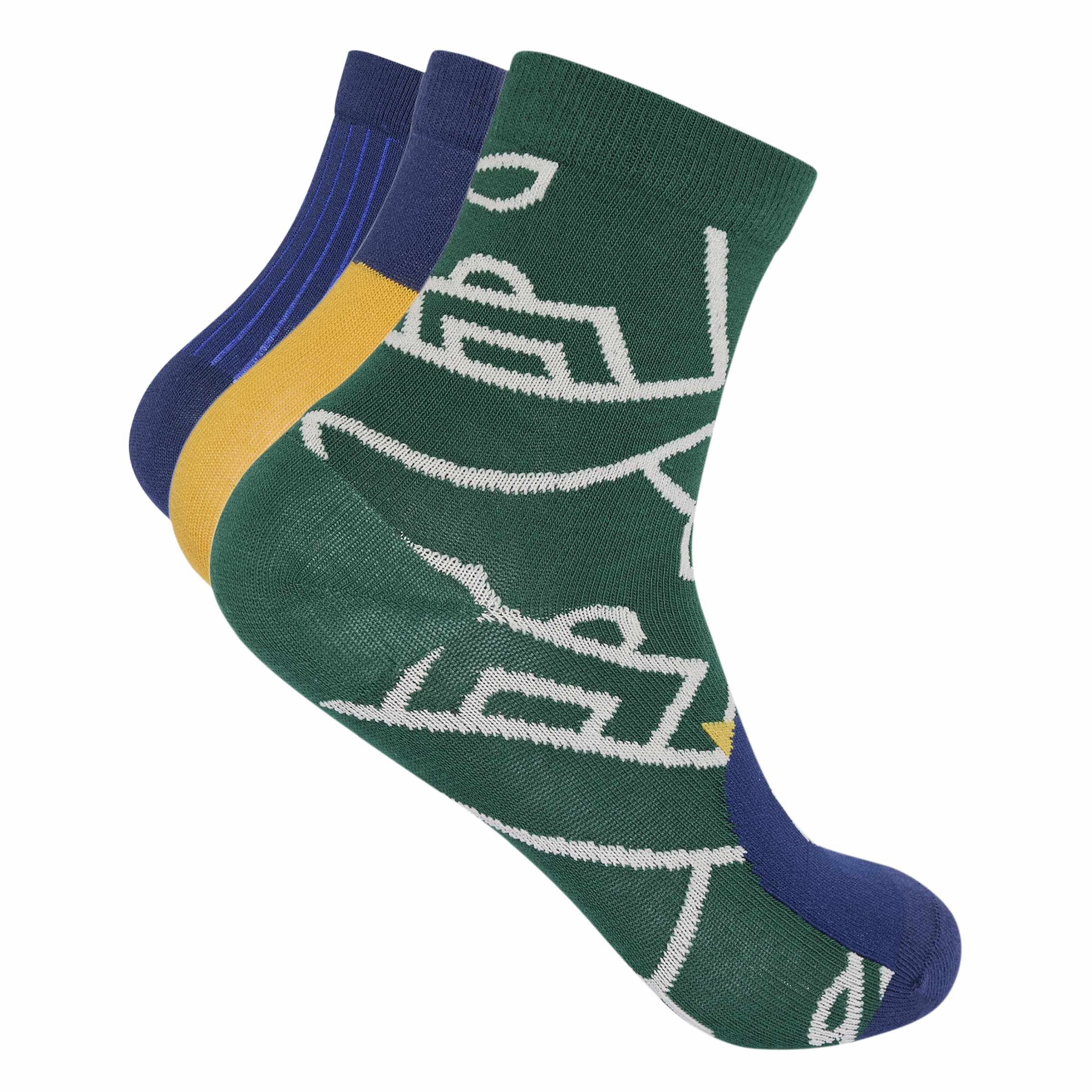 Șosete adidas Little Kids Trainstripe 3-Pack