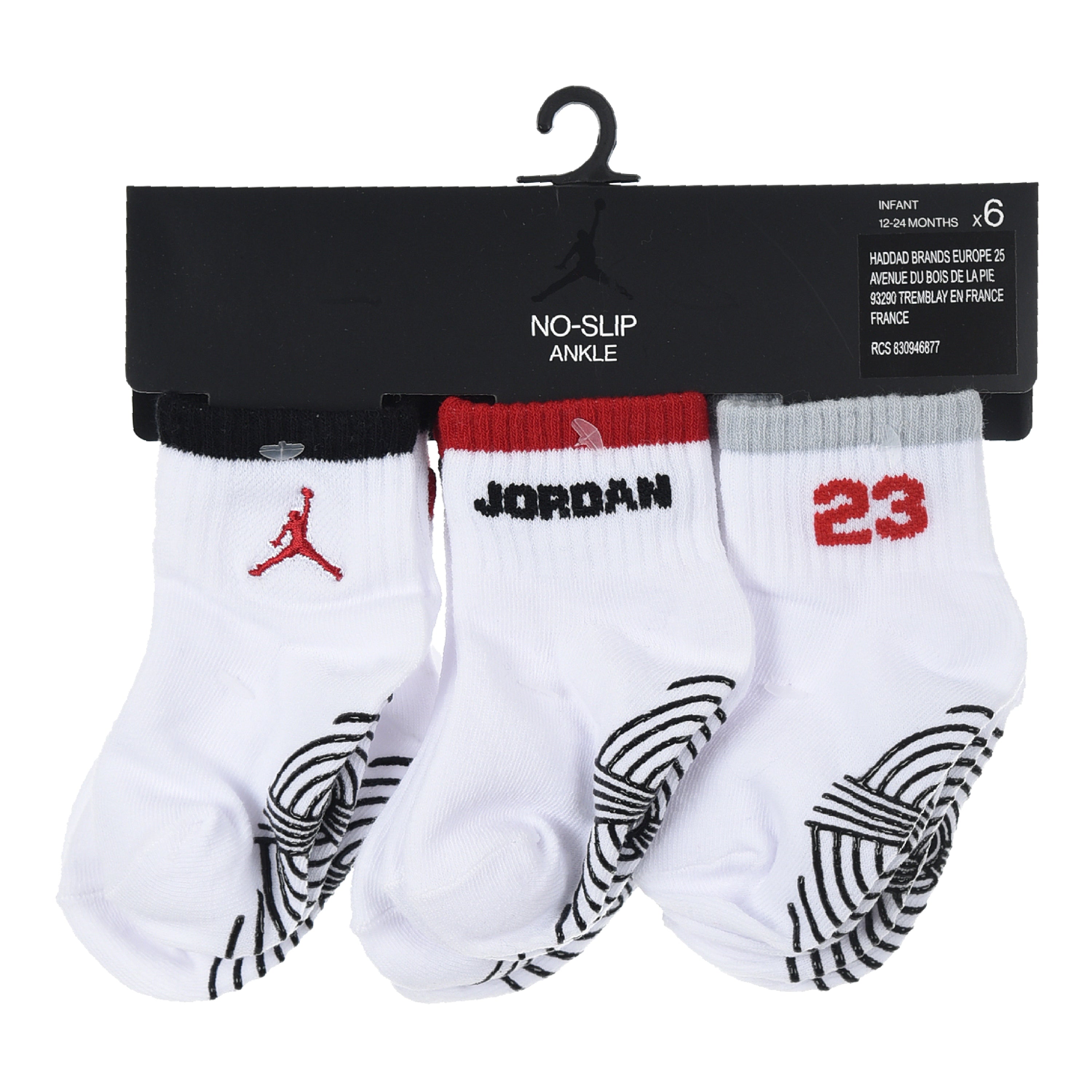 Sosete Nike Jordan Legacy set 6 buc 6 luni- 4 ani