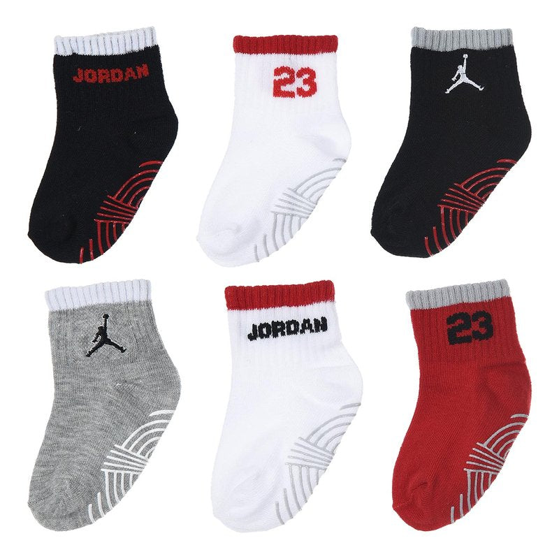 Sosete Nike JORDAN LEGACY INFANT/TODDLER ANKLE 6PK 6 - 12 luni