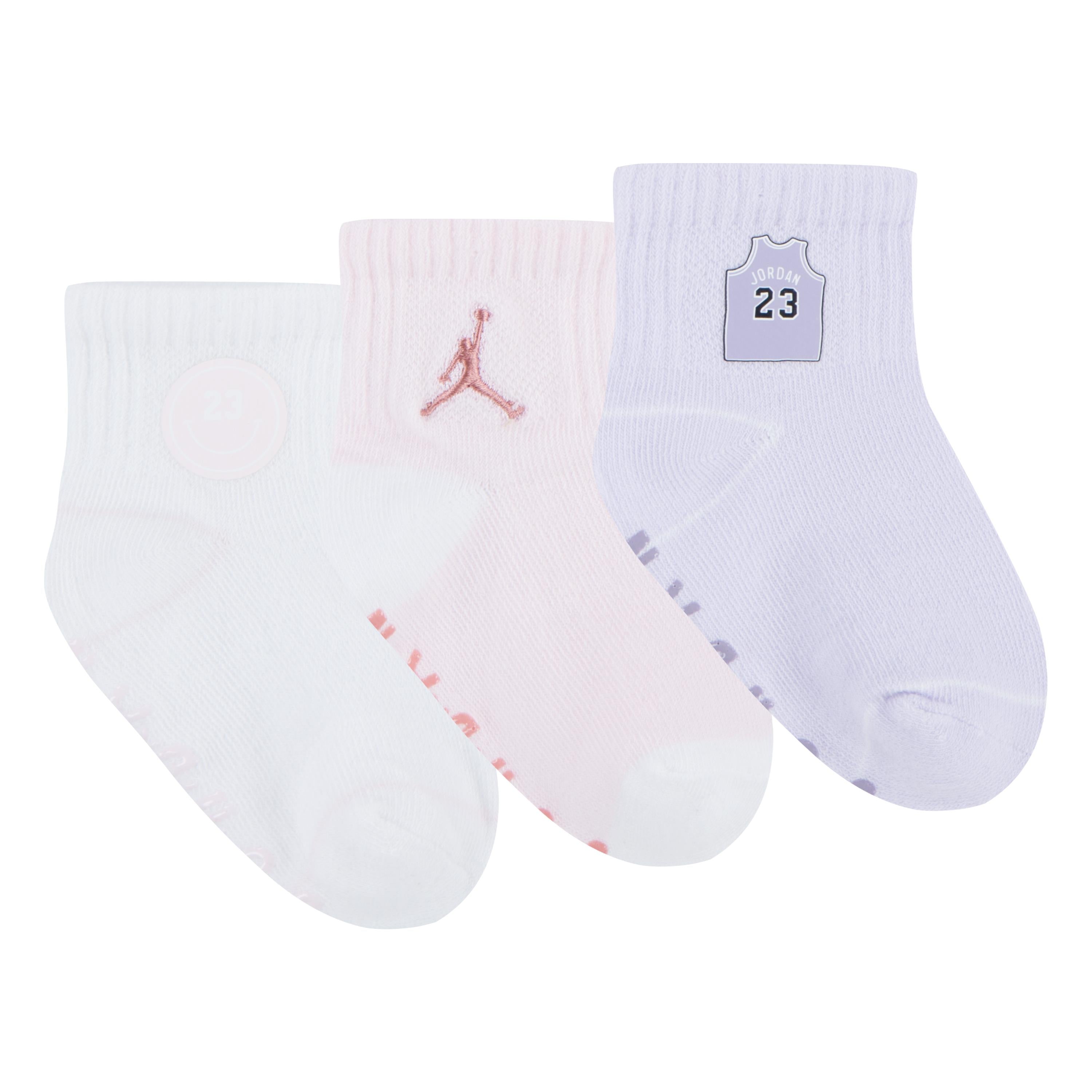 Sosete Nike Icon Patches 3Pk antiderapante 6 luni- 4 ani