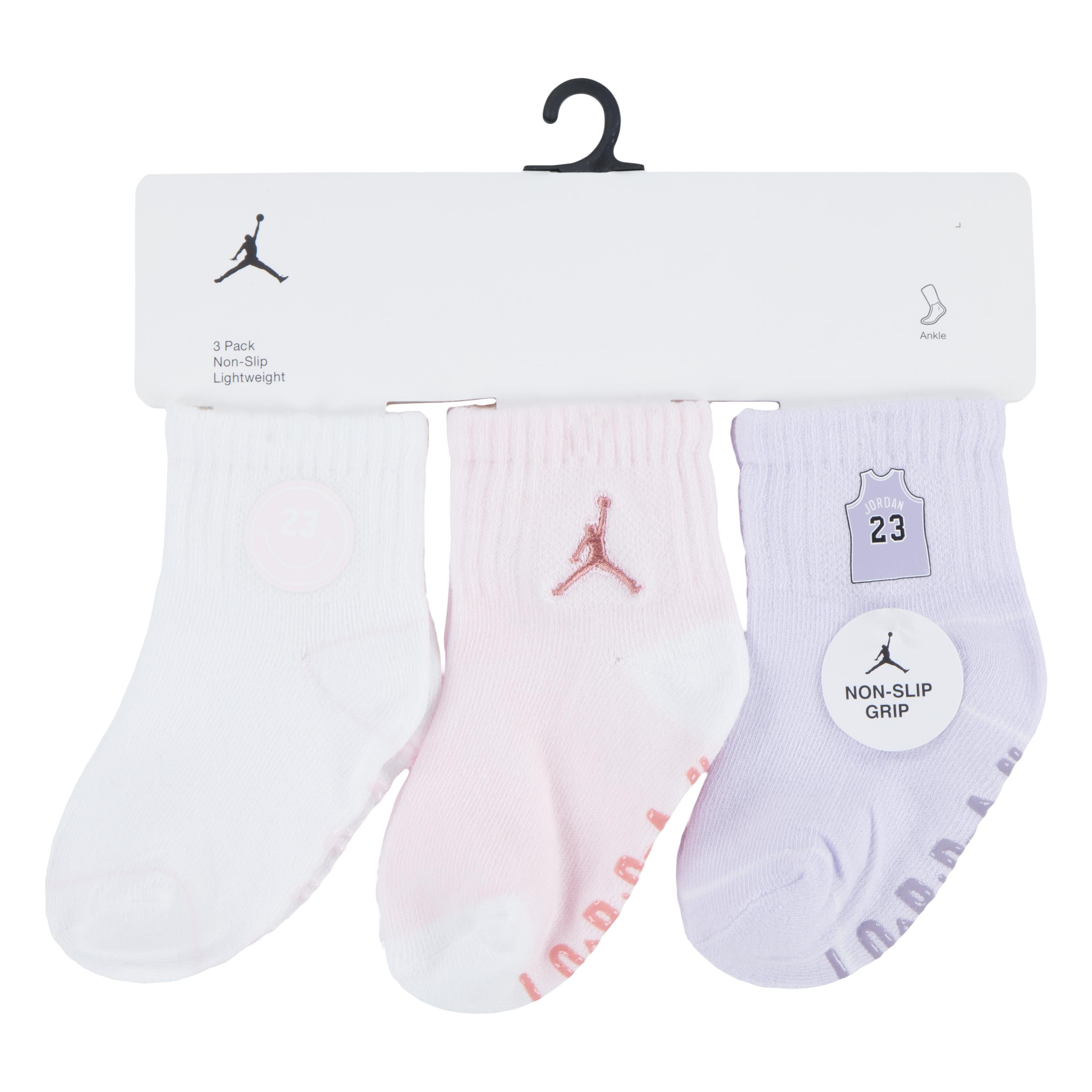 Sosete Nike Icon Patches 3Pk antiderapante 6 luni- 4 ani