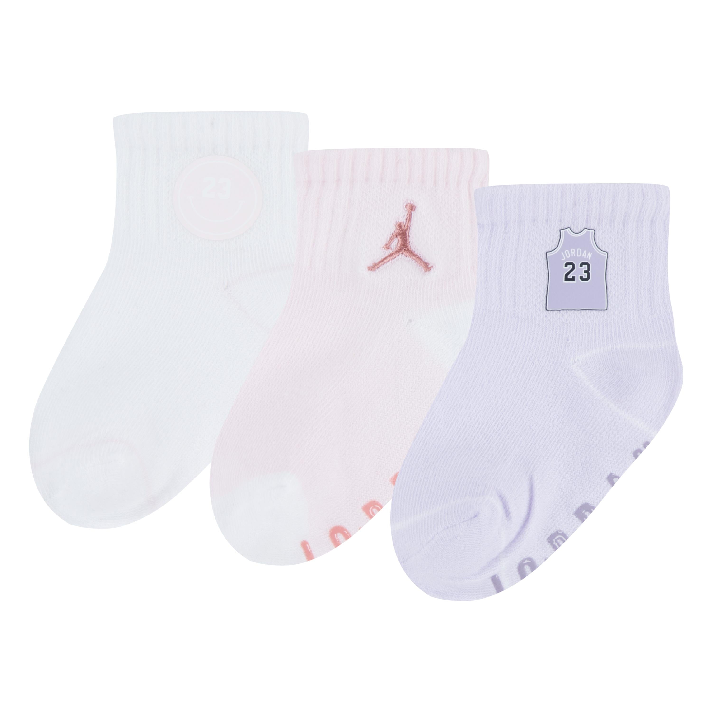 Sosete Nike Icon Patches 3Pk antiderapante 6 luni- 4 ani