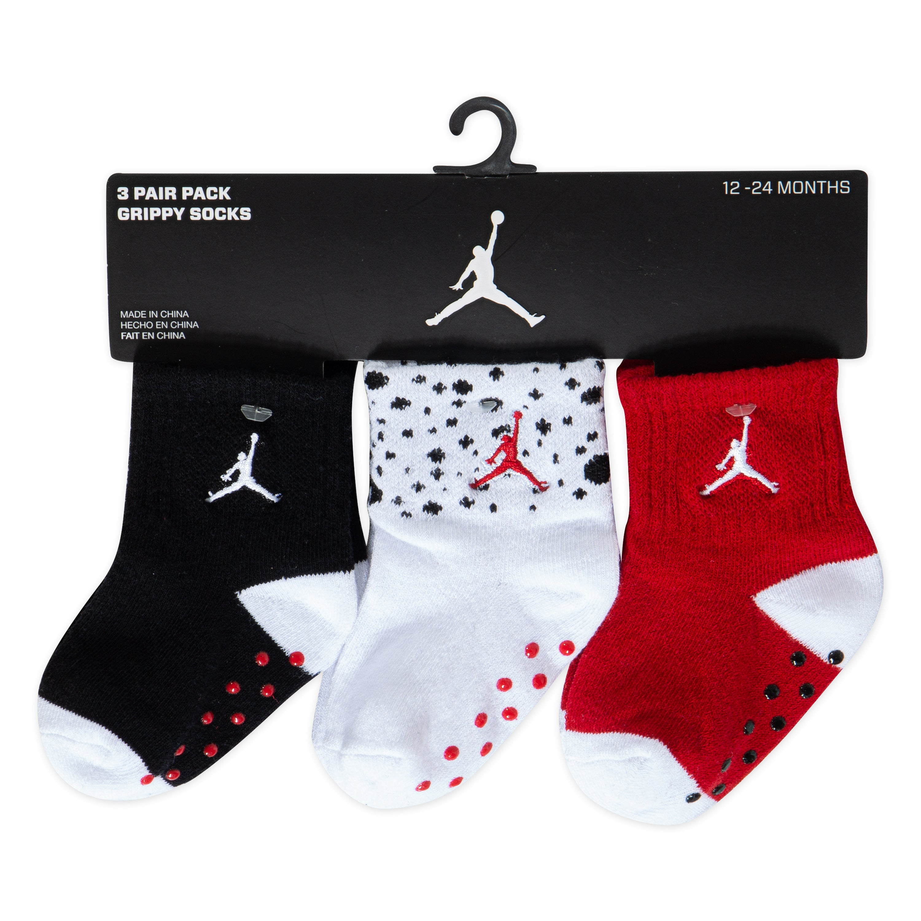 Sosete 3-pack Jordan Jhn Cement Grip 3-4,5 ani