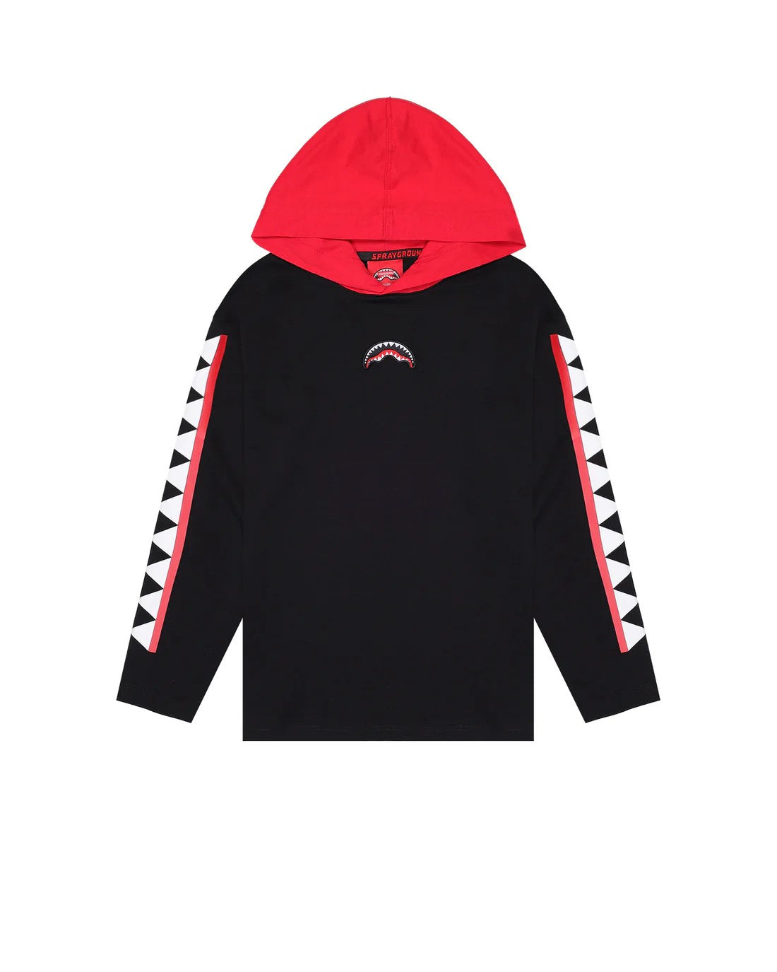 Hanorac Sprayground Next Level Long Hoodie Black T-Shirt 8 - 16 Ani