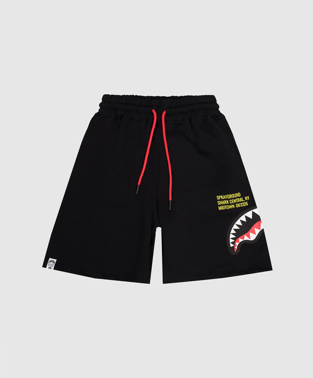 Pantaloni Scurti Shark Basic Shorts Blk 8 - 16 Ani