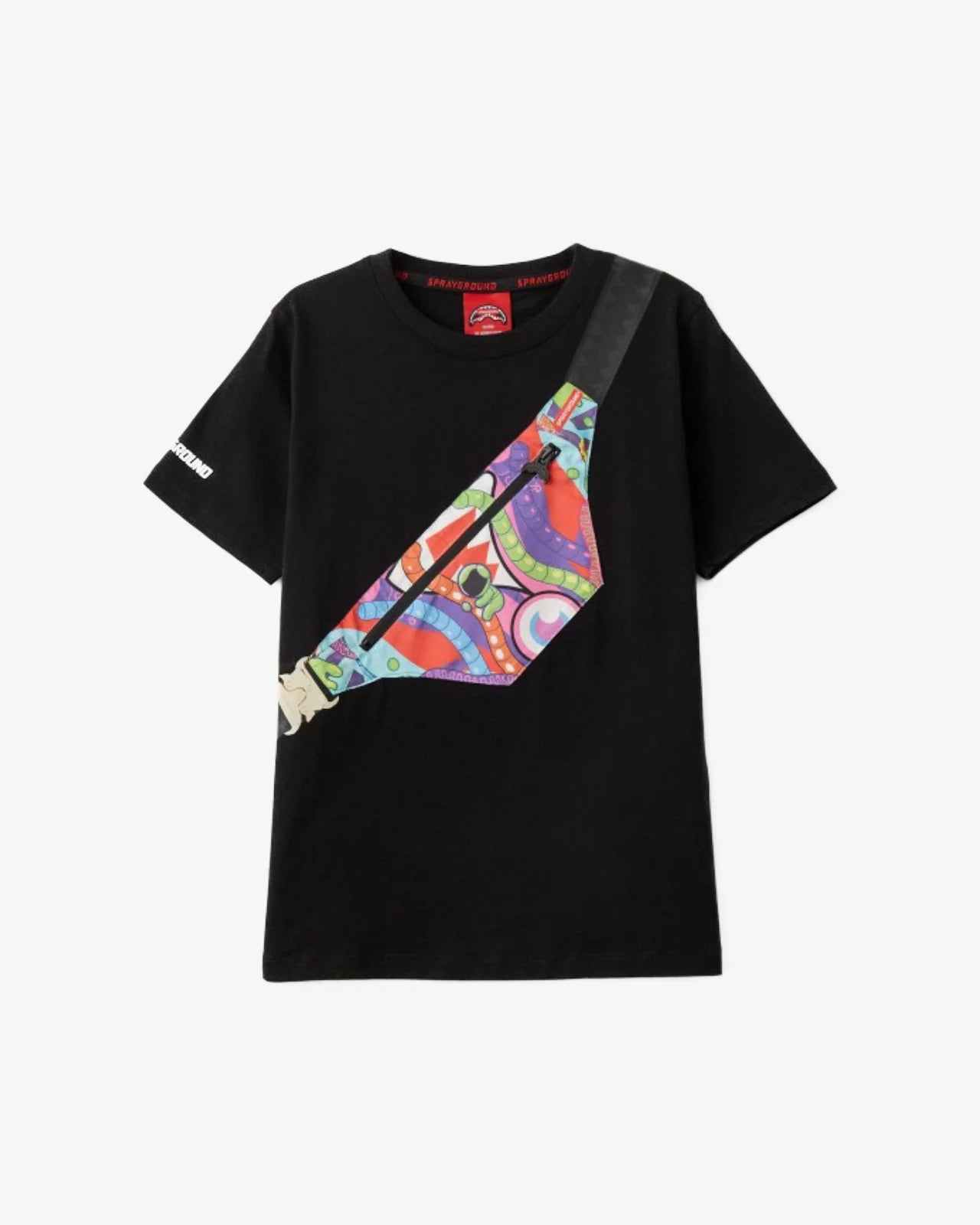 Tricou Sprayground Mind Trip Crossbody Reg Blk 8 - 16 Ani