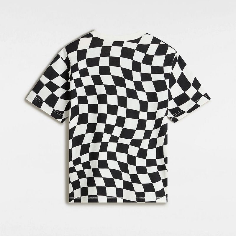 Tricou Vans Warped 66 Check Crew 8-15 ani