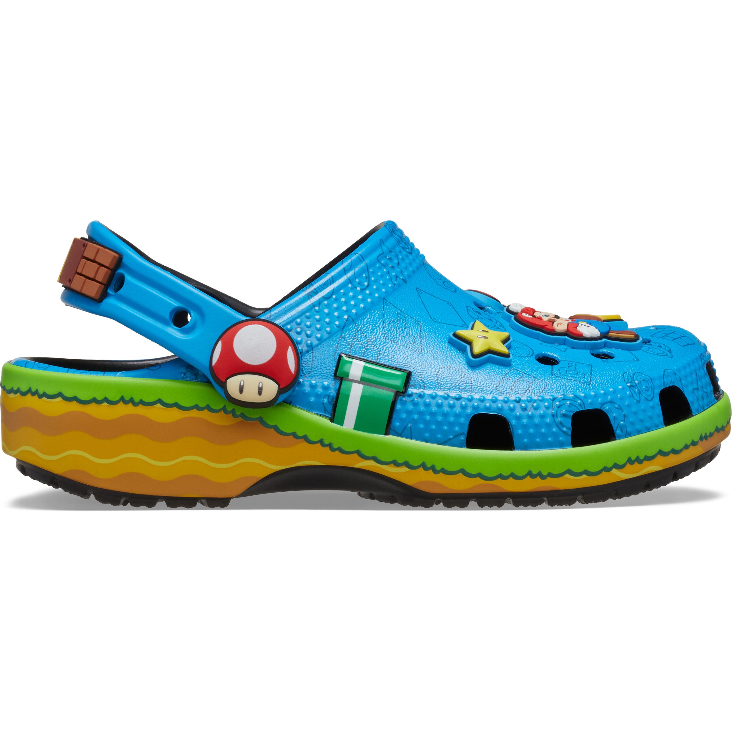 Saboți Crocs Classic Super Mario Toddler