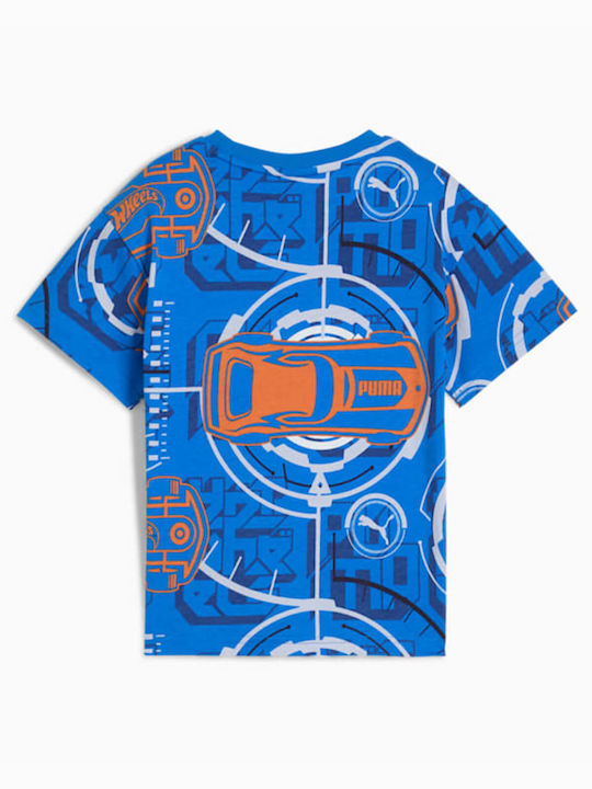 Tricou Puma X Hot Wheels Relaxed Aop 3 - 7 Ani