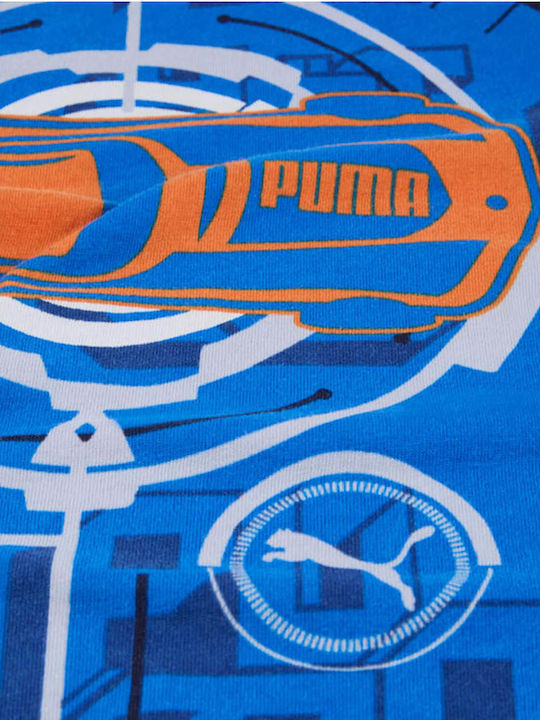 Tricou Puma X Hot Wheels Relaxed Aop 3 - 7 Ani