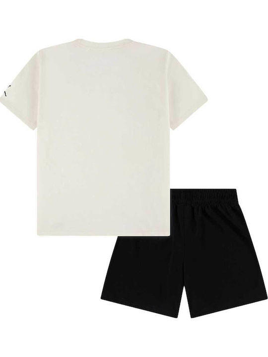 Set tricou si pantaloni scurti Nike Jordan Brooklyn Mesh 12 - 24 Luni