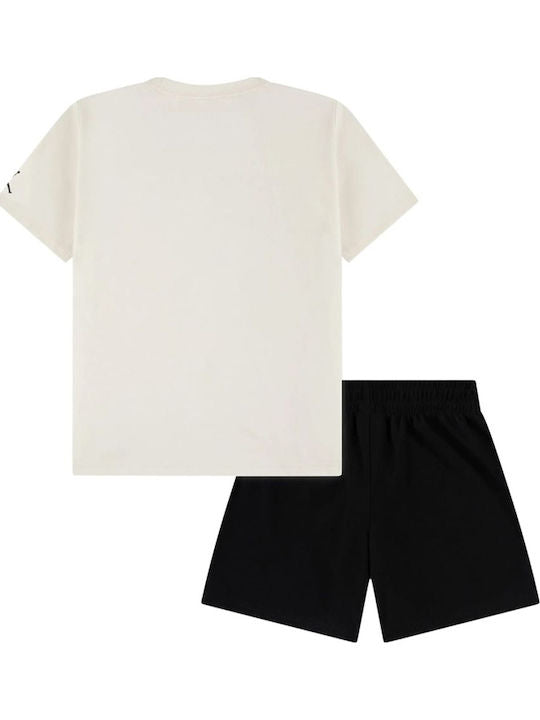 Set tricou si pantaloni scurti Nike Jordan Brooklyn Mesh 4 - 6 Ani