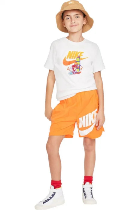 Tricou alb pentru copii Nike K Nsw Tee Boxy 2 15 Ani - 3