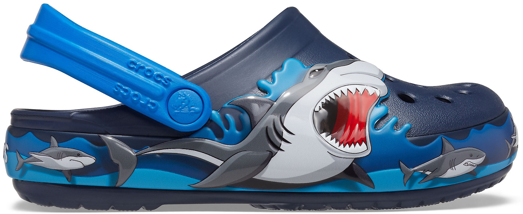 Saboti Fan Lab Shark Lights Crocs EU 22- EU 35