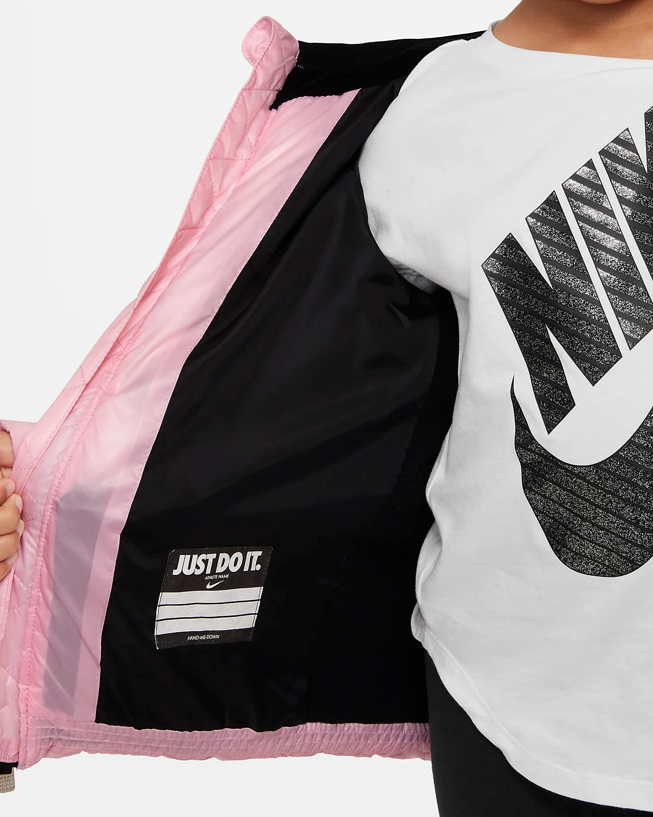 Geaca Chevron Cinched Puffer Nike 2- 7 ani