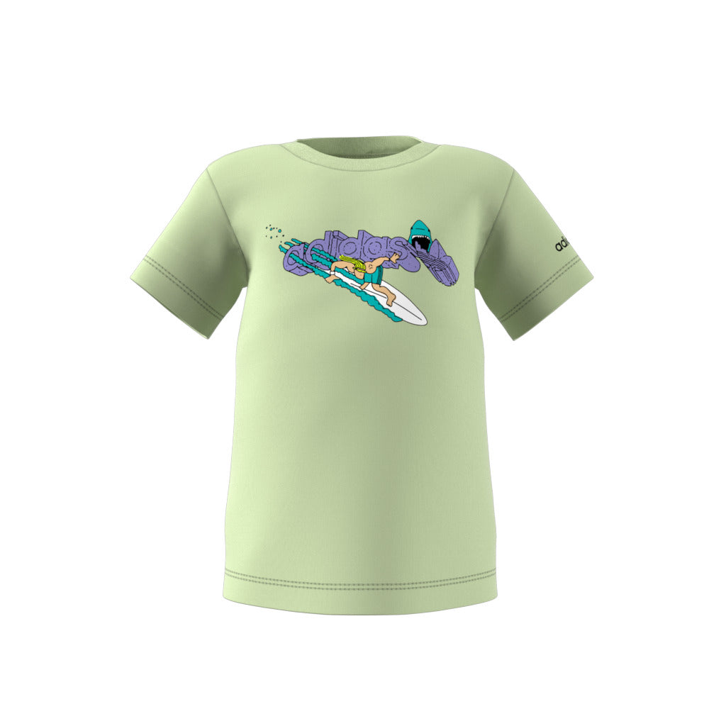 Tricou adidas Originals Graphic Stoked Beach 0 - 4 ani