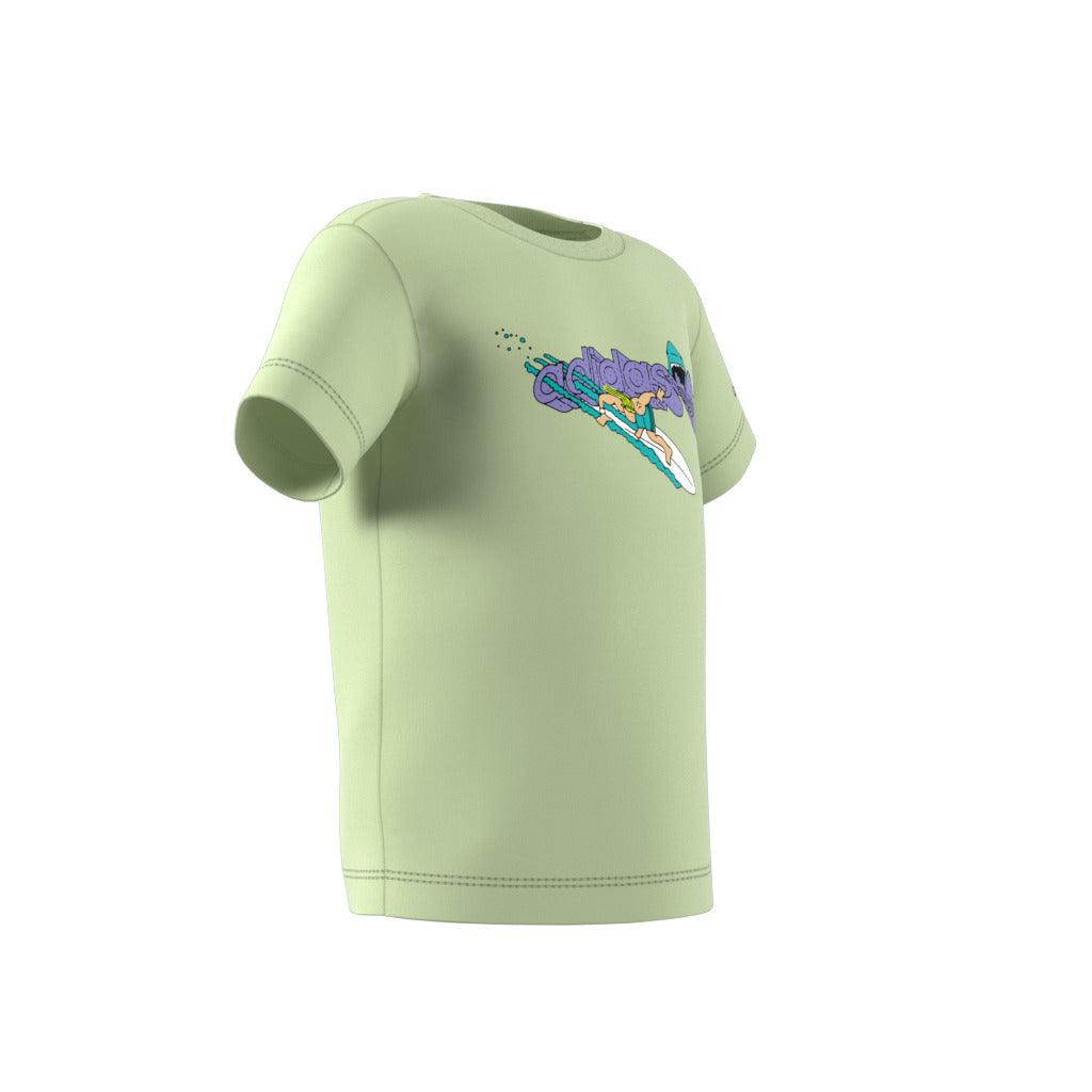 Tricou adidas Originals Graphic Stoked Beach 0 - 4 ani